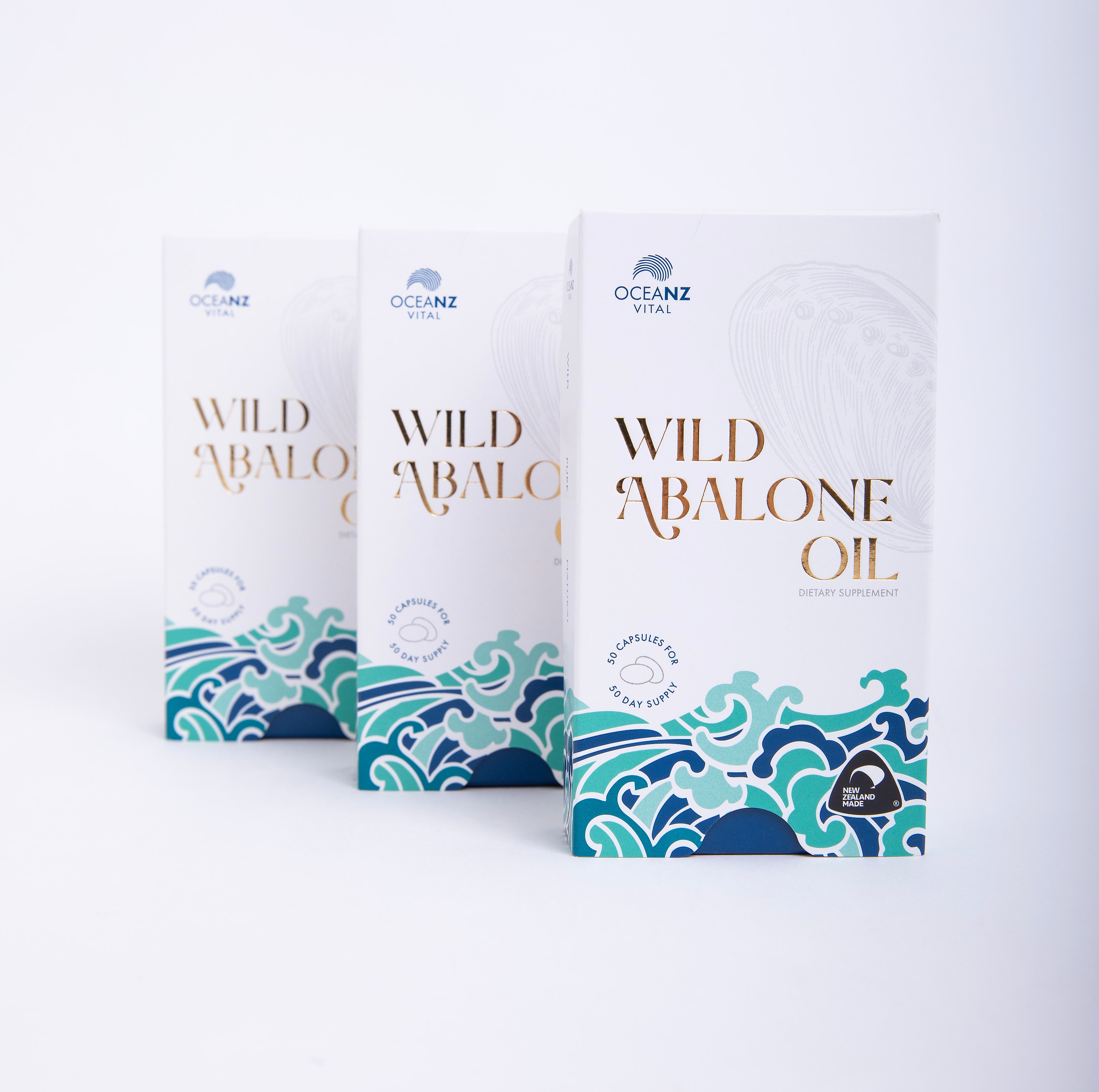 Wild NZ Abalone Oil (3 Boxes)