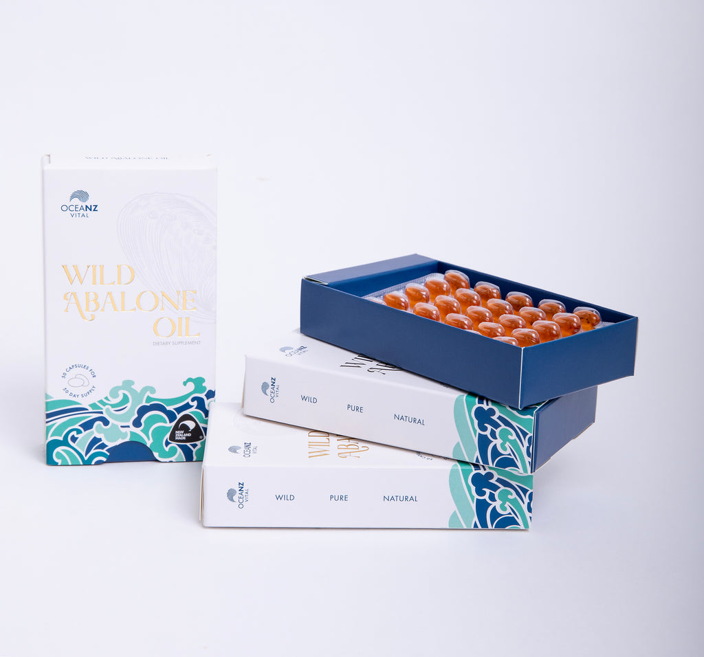 Wild NZ Abalone Oil (3 Boxes)