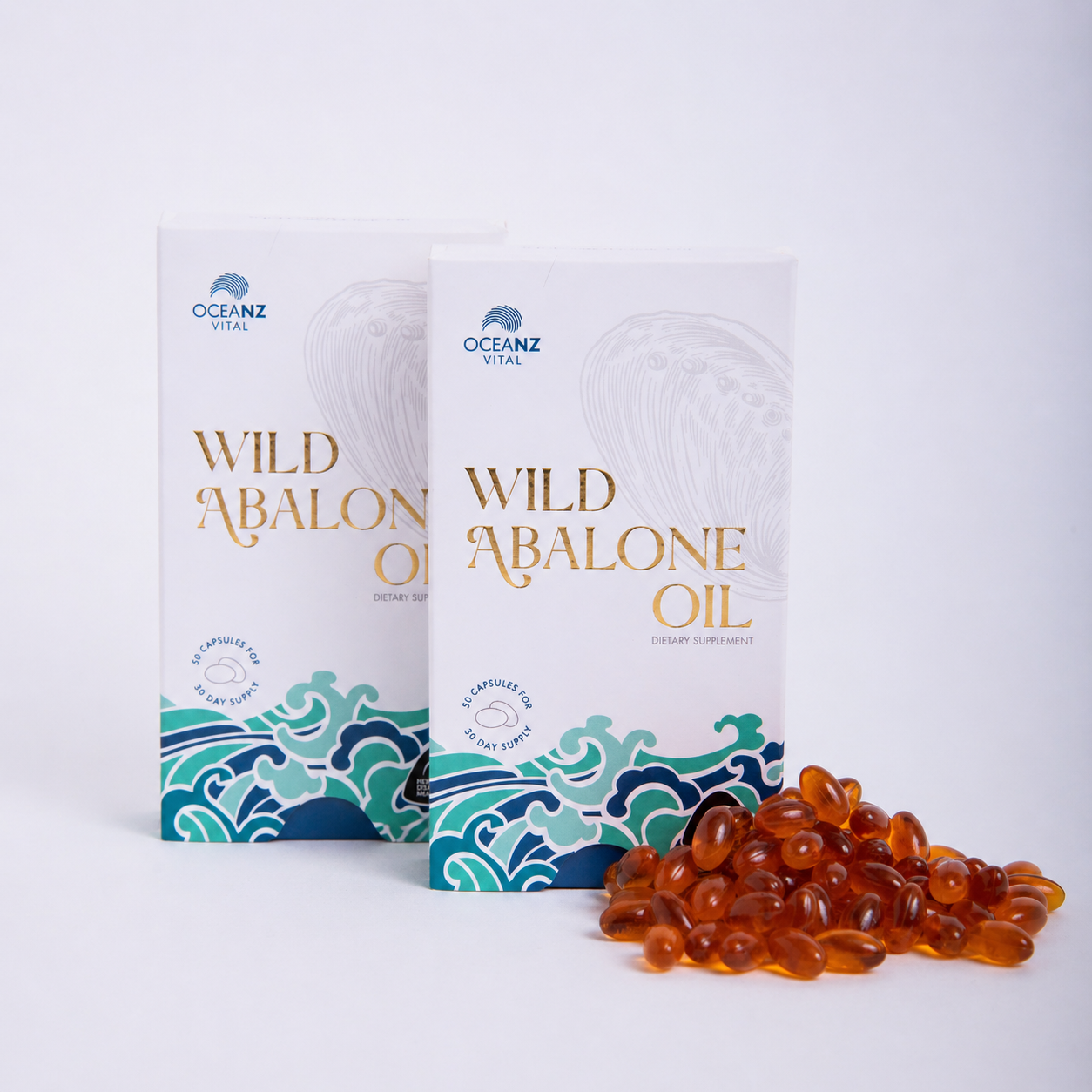 Wild NZ Abalone Oil (2 Boxes)